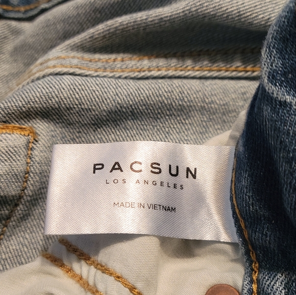 Pacsun Mens Slim Taper Light  Blue jeans Size 30X32 - Picture 3 of 8